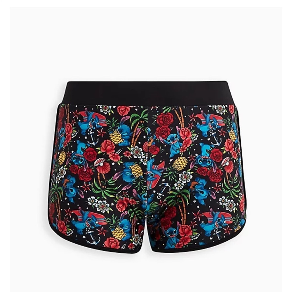 New! Torrid sz 4 Disney Lilo Stich Swim Dolphin Shorts Bathing Suit Bottoms 4X‎